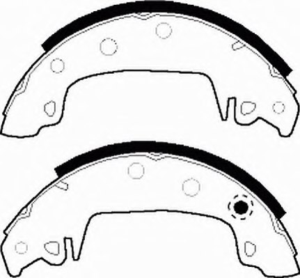 FERODO FSB43 Brake Shoe Set